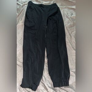 Db Sunday Women’s Black Elastic Waist Joggers w/ Pockets SMALL